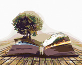 Malování podle čísel - KNIHA ŽIVOTA - 40x50 cm, vypnuté plátno na rám