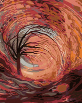 Malování podle čísel - VĚTRNO - 40x50 cm, vypnuté plátno na rám