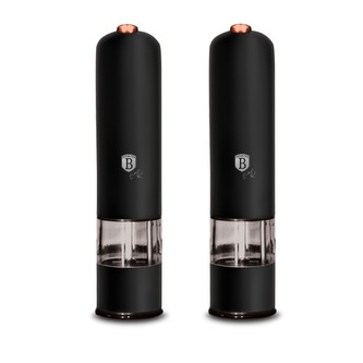 Mlýnek na pepř a sůl elektrický sada 2 ks Black Rose Collection