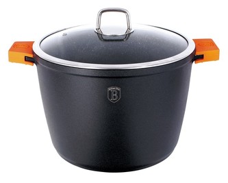 Hrnec s mramorovým povrchem a poklicí 24 cm Granit Diamond Line BERLINGERHAUS BH-1100 Hrnec s mramorovým povrchem a poklicí 24 cm Granit Diamond Line BERLINGERHAUS BH-1100