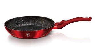 Pánev s mramorovým povrchem 24 cm Burgundy Metallic Line BERLINGERHAUS BH-1252