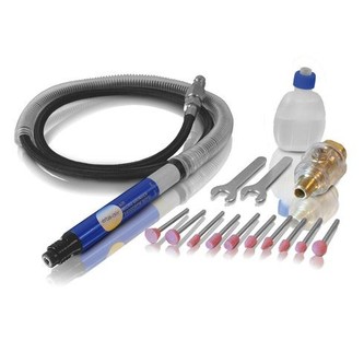 Pneumatická mikro bruska sada 10 ks ERBA ER-18070