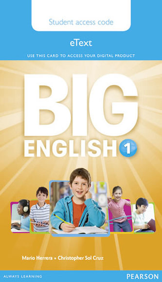 Big English 1 Pupil´s eText access code (standalone)