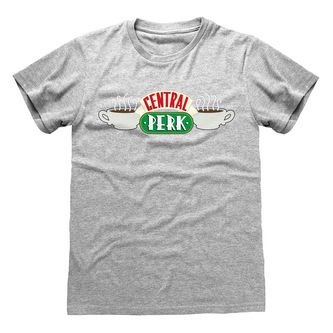 Pánské tričko Friends|Přátelé: Central Perk (XL) šedé bavlna