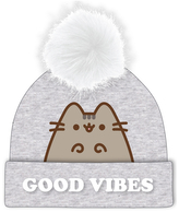Úpletová zimní čepice Pusheen: Good Vibes (univerzální)