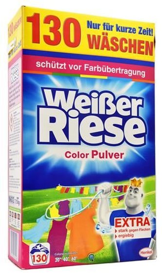 Weisser Riese prací prášek 7,15kg Color 130W