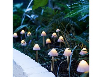 Svítidlo solární 11243 mini hřiby 12ks