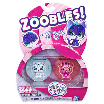 Zoobles zvířátka dvojbalení polární medvěd a stěně Zoobles zvířátka dvojbalení polární medvěd a stěně