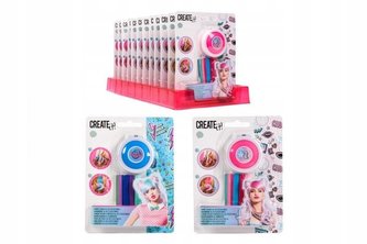 Sada Křídy na vlasy + gumičky v barvách Neon Galaxy