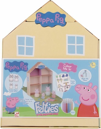 Prasátko Peppa s vybarvovacími figurkami a domečkem