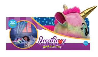 Jednorožec Lumiluvs plyšový  svítící