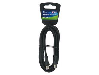 Anténní kabel EMOS 2,5m  BK