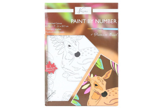Malování podle čísel Ležící jelen