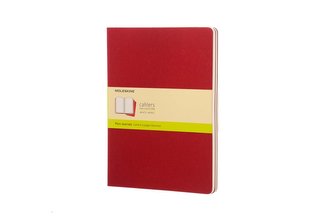 Moleskine Sešity 3 ks červené XL, čisté