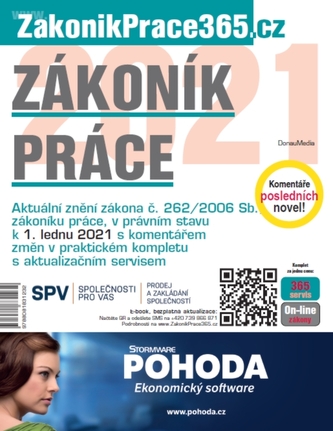 Zákoník práce 2021 s komentářem změn