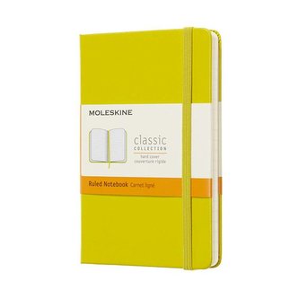 Moleskine: Zápisník tvrdý linkovaný žlutý S
