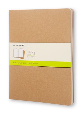 Moleskine: Sešity 3 ks čisté karton XXL