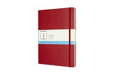 Moleskine: Zápisník tvrdý tečkovaný červený XL