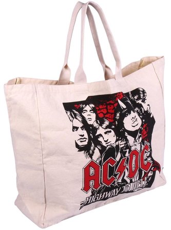 Shopping taška na rameno AC/DC: Logo (37 x 40 cm)