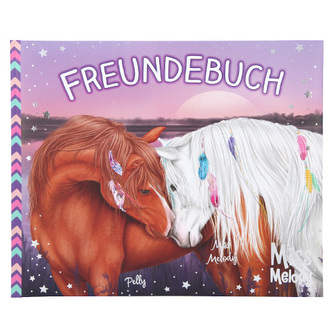 Kniha přátelství Miss Melody, Pelly a Miss Melody, barva fialová, 11038_A