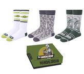 Ponožky Star Wars|Hvězdné války: TV seriál The Mandalorian balení 3 párů (EU 36-41)