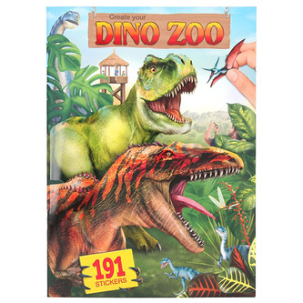 Kreativní sešit Dino World, 191 samolepek