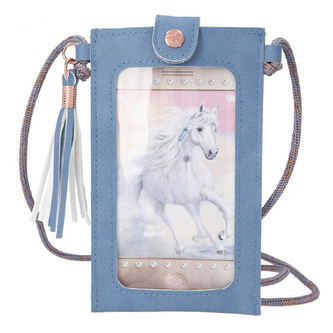 Kapsička na krk Miss Melody, Modro-měděná s přívěskem, 0411599_A