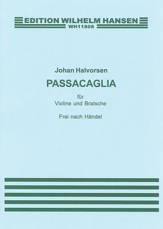 G.F. Handel/Johan Halvorsen: Passacaglia in G Minor for Violin and Viola (Score/Parts)