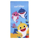Dětský ručník - osuška Baby Shark: (140 x 70 cm) modrý polyester