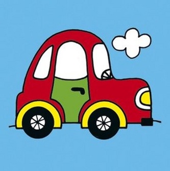 Omyvatelná-První obrázky 2 - Autíčko