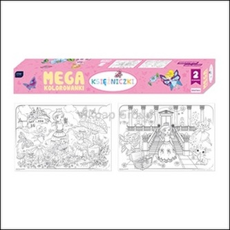 Mega omalovánka Princezny