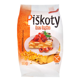 Piškoty bezlepkové 120 g   EXTRUDO