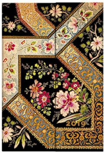 Diář Filigree Floral Ebony 2019 DAY