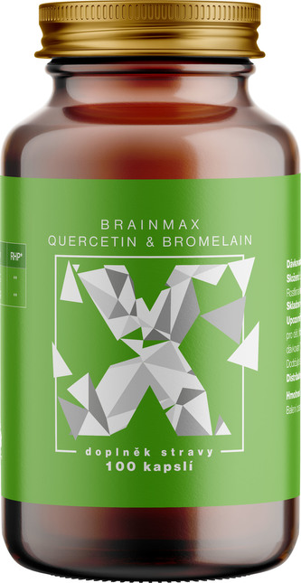 BrainMax - Quercetin Bromelain 100 kapslí