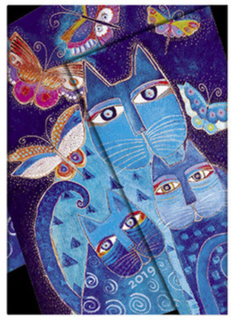 Diář Blue Cats & Butterflies 2019