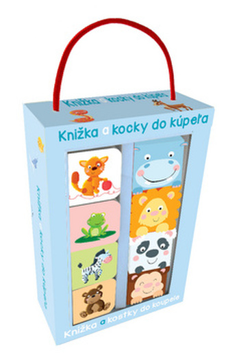 Knížka a kostky do koupele