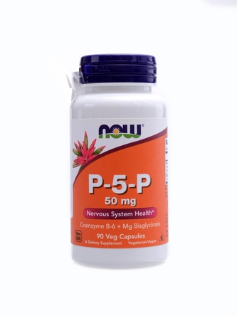 Now Foods - Vitamin B6 P-5-P 50mg aktivní forma 90cps