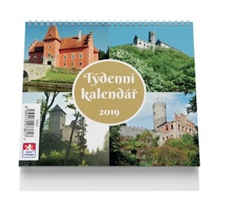 Týdenní kaledář 2019 Hrady