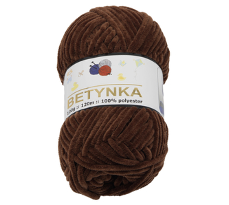 Příze BETYNKA - hnědá - 100g / 120 m