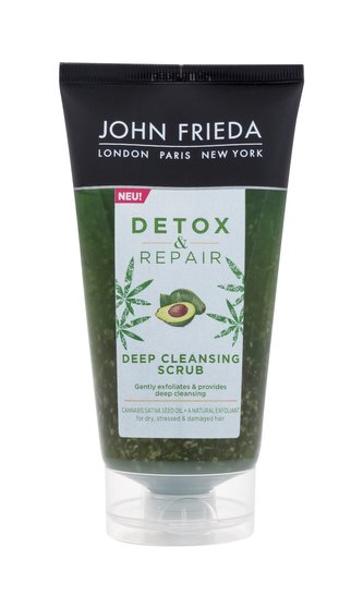 John Frieda Detox & Repair Balzám na vlasy Deep Cleansing Scrub 150 ml pro ženy
