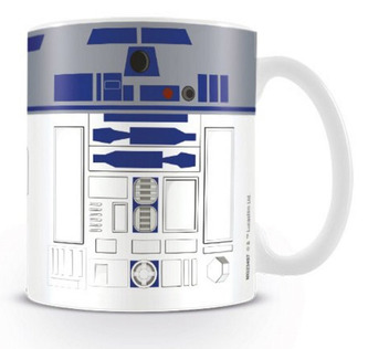 Keramický hrnek Star Wars|Hvězdné Války: R2 D2 (objem 315 ml) bílý