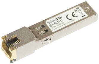 SFP modul Mikrotik RJ45 SFP+ 10/100/1000M/2.5G/5G/10G Metalický modul SFP modul Mikrotik RJ45 SFP+ 10/100/1000M/2.5G/5G/10G Metalický modul