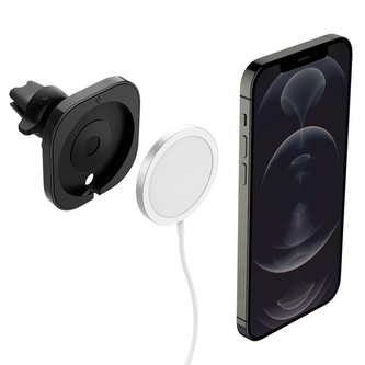 Držák do auta Spigen Magfit Apple Magsafe, barva černá