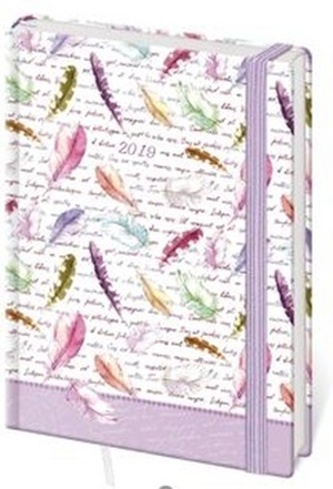 Diář 2019 A5 LYRA týdenní s gumičkou Indian