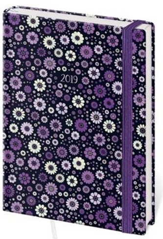 Diář 2019  A5 LYRA týdenní s gumičkou Fantasy