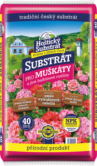 Substrát Forestina Hoštický pro muškáty 40 l