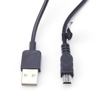 Datový kabel mini USB, barva černá (DKE-2) - 3 metry