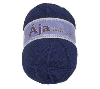 Příze ÁJA - tmavě modrá - 50g / 217 m