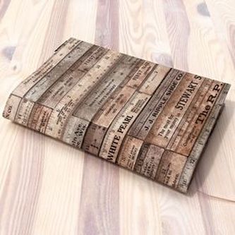 Obal na knihu Pravítka hnědá