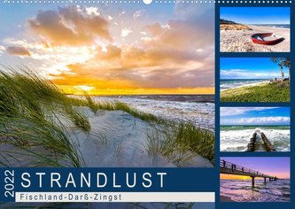 STRANDLUST: Fischland-Darß-Zingst (Wandkalender 2022 DIN A2 quer)